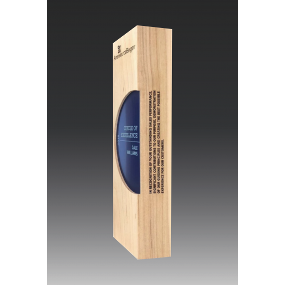 Trophée bois OSMOSE Tryje-trophée