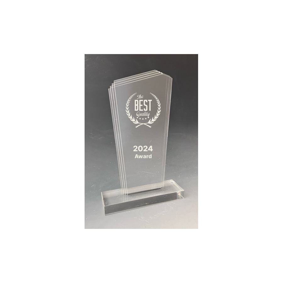 Trophée plexiglass ENZO Tryje-trophée