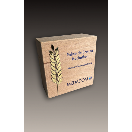Trophée Bois PALME Tryje-trophée
