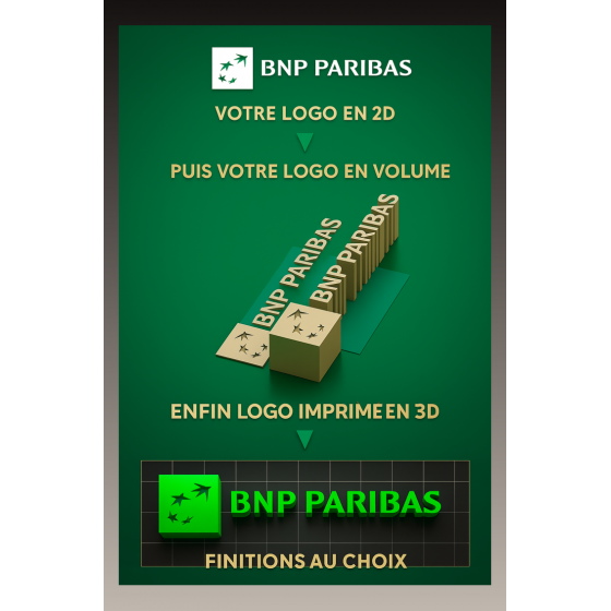 OPTION LOGO 3D MACARON Tryje-trophée