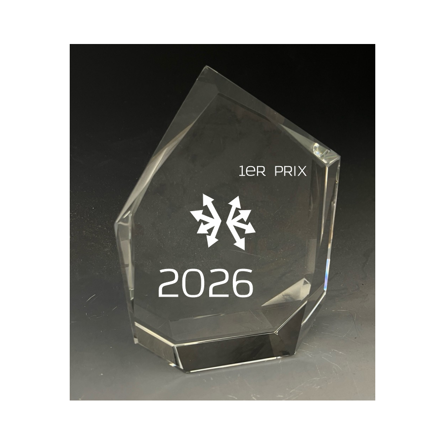 Trophée verre Blox Tryje-trophée