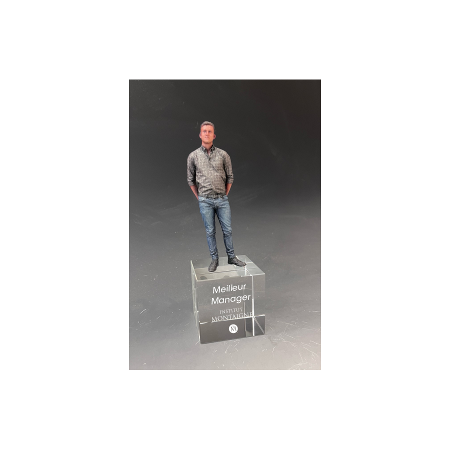 Trophée VOTRE LOGO 3D Tryje-trophée