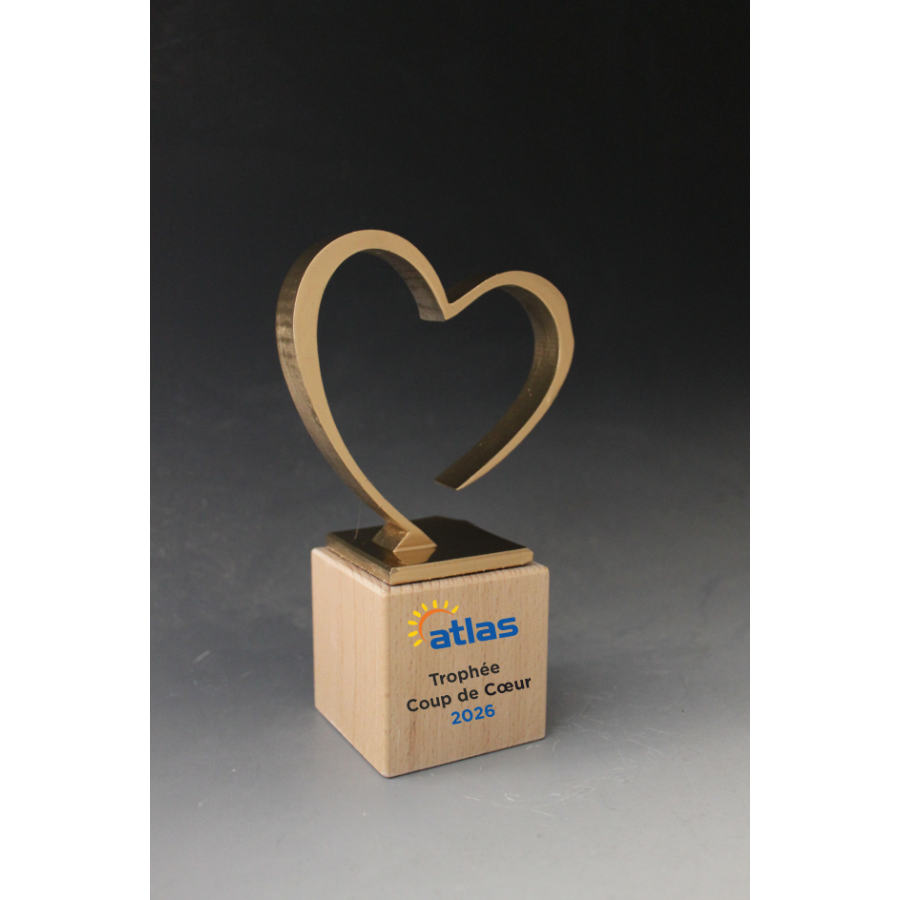 Trophée VOTRE LOGO 3D Tryje-trophée