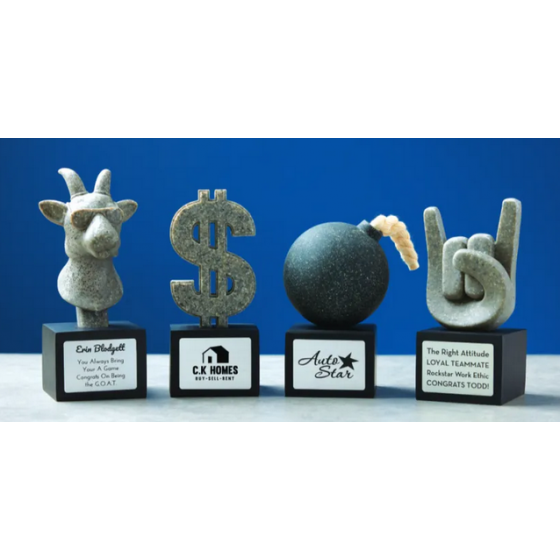 Trophée sur-mesure 3D Tryje-trophée