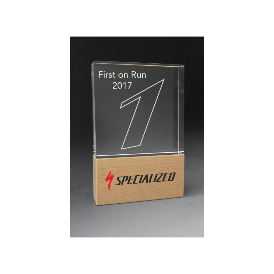 trophée PLEXI CARRE DUO Tryje-trophée