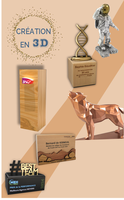 trophée sur mesure